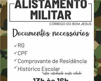 teno, Jovens Nascidos em 2007! Prazo para Alistamento Militar Vai At 30 de Junho.